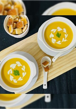 A picture of Butternut Squash Soup.
