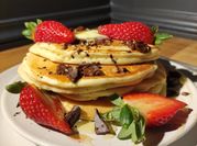 Une photo de pancake américain