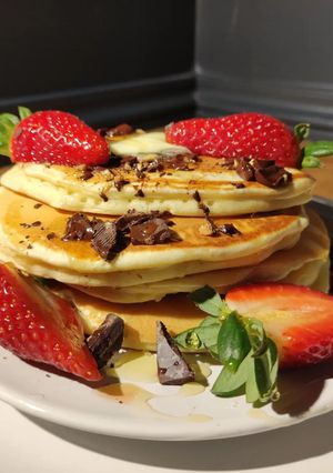 Une photo de Pancakes 🥞 à l'américaine