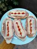 Molletes con jamón 🤤