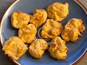 A picture of sausages pepers