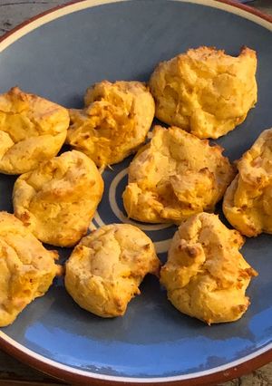A picture of Chorizo Gougères.