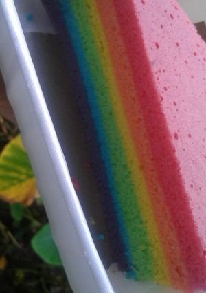 Foto resep Bolu kukus pelangi