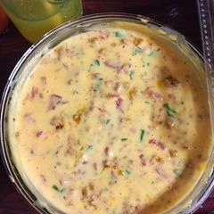 A picture of Spicy Beef Queso Dip.