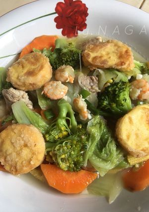 Foto resep Capcay dengan tofu