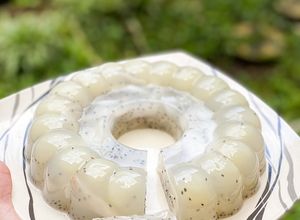 Foto resep Puding longan kelapa
