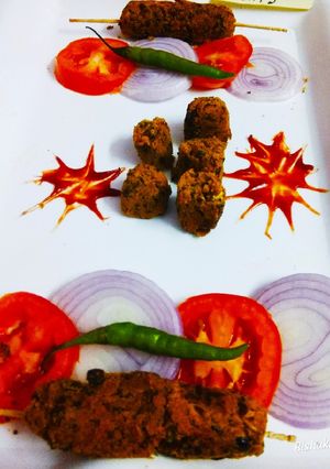 A picture of Veg Boti Kebabs.