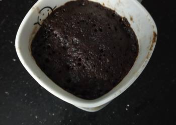 Ultimate Prepare Recipe One minute super chocolaty magic mugcake Delicious Nutritious
