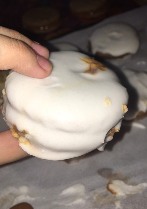 Una foto de Alfajores de chocolate