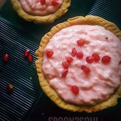 Rose Gulkand Phirni Tarts A picture of Rose Gulkand Phirni Tarts.