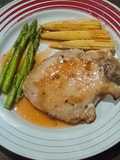 สเต๊กหมูพริกไทยดํา,เกรวี่ - คีโต - หม้ออบลมร้อน