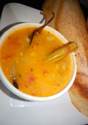 A picture of Sambhar.