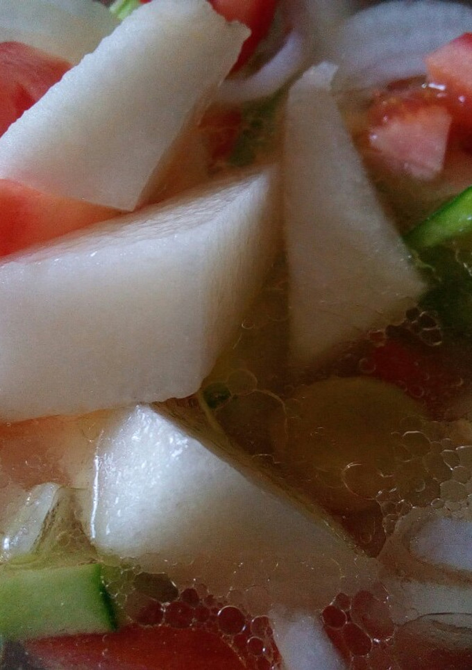 Una foto de Ensalada de melón muy fácil