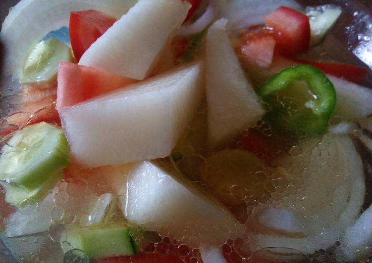 Ensalada de melón muy fácil