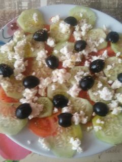 Una foto de Ensalada griega