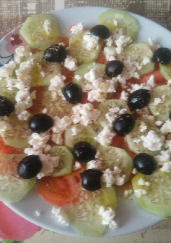 Una foto de Ensalada griega
