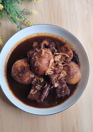 Foto resep 569. Semur Tahu Telur Khas Betawi