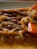 Panceta en caldo oriental