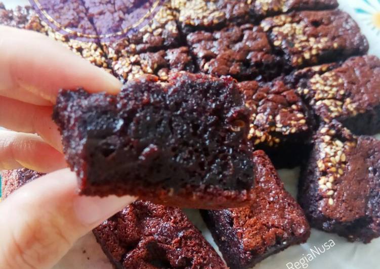 makanan Eggplant Brownie (Gluten Free) Jadi, tidak cukup satu