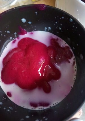 Foto resep Bubur buah naga (mpasi 6 bulan)