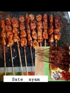 Foto resep Sate ayam bumbu kacang