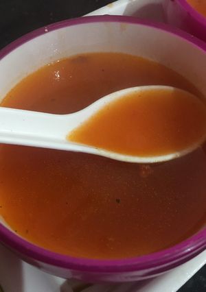 A picture of Tomato soup.