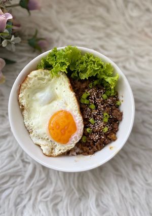 Foto resep Bulgogi Ricebowl Daging Cincang