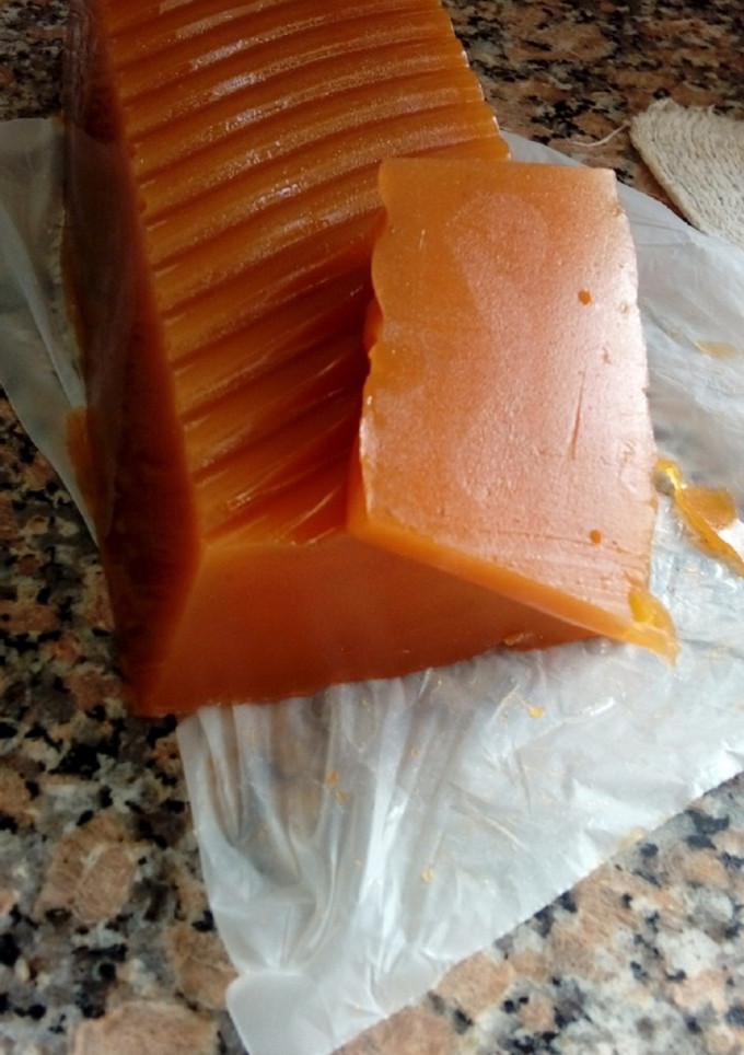 Una foto de Dulce de batata casero en microondas
