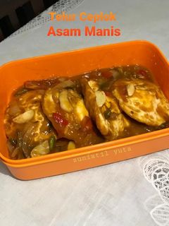 Foto resep Telur Ceplok Asam Manis