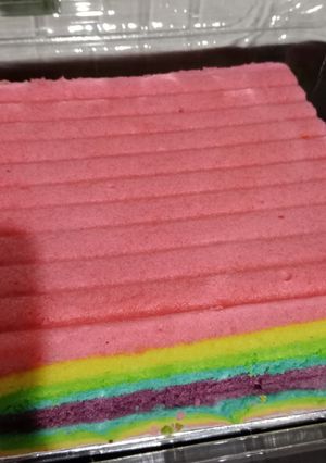 Foto resep Rainbow Cake