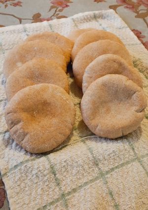 Una foto de Pan Pita con Harina Integral 🌾🍞