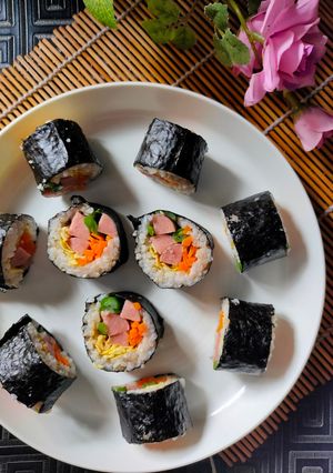 Foto resep Sushi Sosis Mini