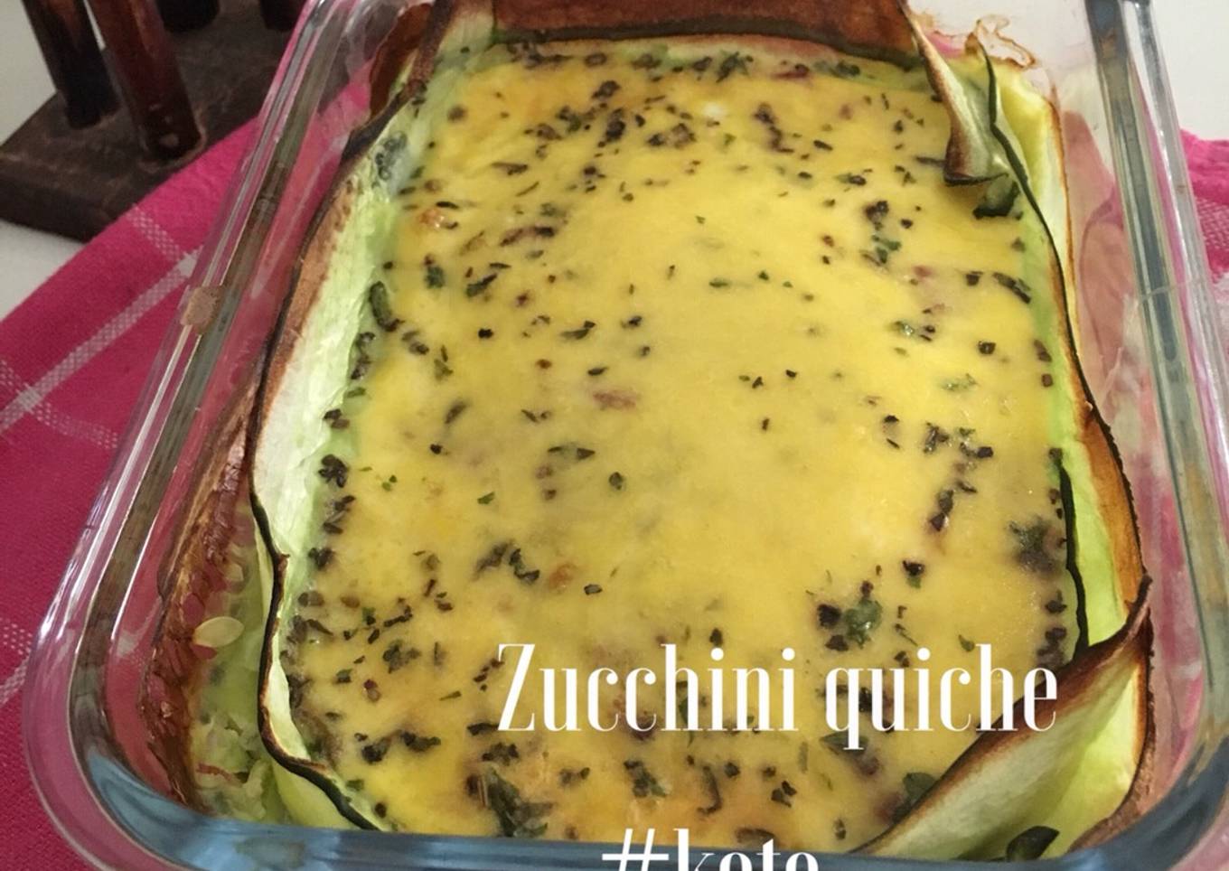 Zucchini quiche #keto