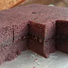 Cake ketan hitam lumer রেসিপির প্রধান ছবি