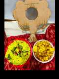 Lemon rice and chole paneer sabzi