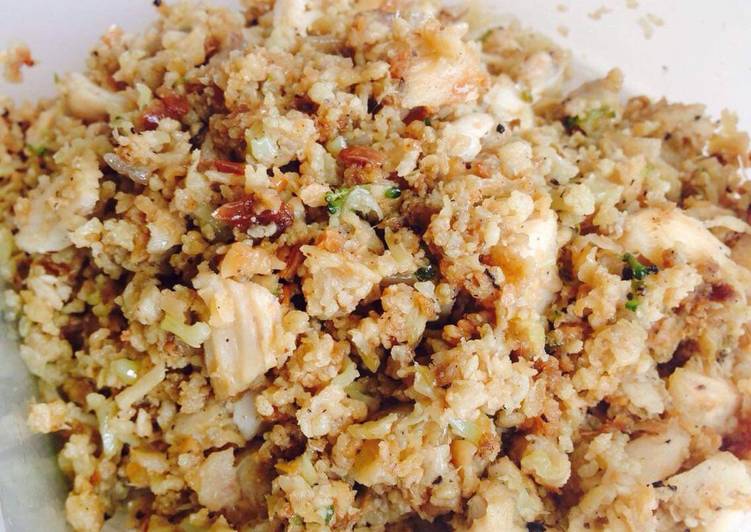 Recipe of Homemade Cauliflower Rice / Couscous with Chicken