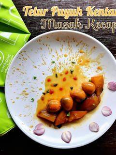 Foto resep 509. Telur Puyuh Kentang Masak Kecap