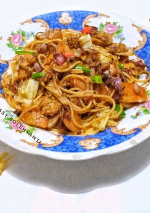 Foto resep Spaghetti Goreng Pedas