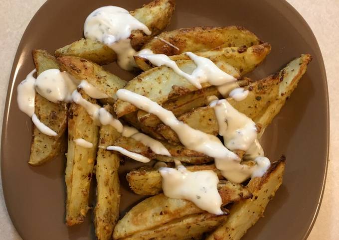 Potato wedges Recipe
