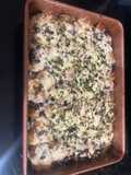 Baked Presto Parm Chicken Meatball and Rice, Veggie, Potato Casserole