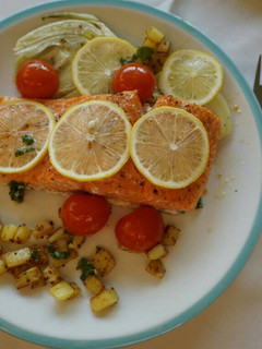 Foto resep Ikan salmon panggang eropa
