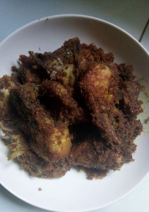 Foto resep Ayam Goreng Serundeng Bumbu Lengkuas