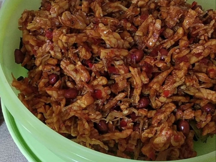 Cara Mudah Membuat Resep Kering tempe dan teri medan pedas dan manis yang Sempurna Anti Ribet, Menggugah Selera