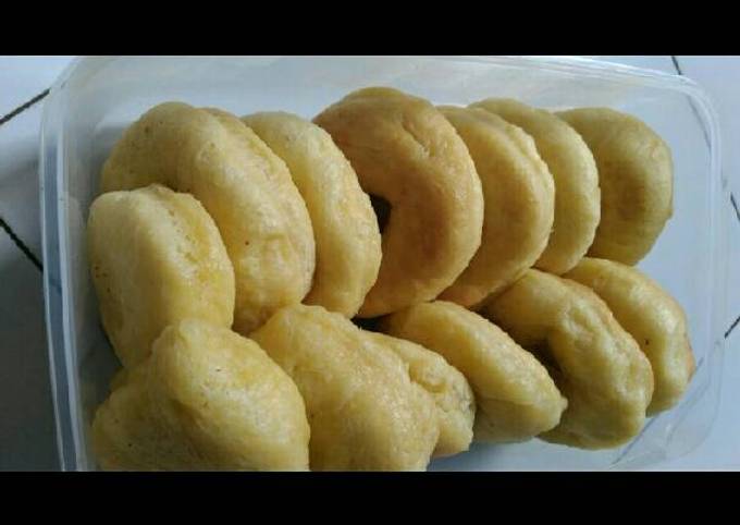 Donat empuk lembut no kentang