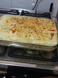 Una foto de Pastel de papa con relleno de atún