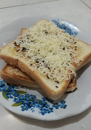 Foto resep Roti panggang coklat keju