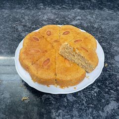 A picture of Badam cake.