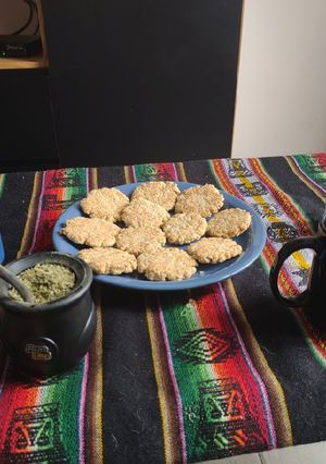 Una foto de Galletitas de Avena y coco 🍪🌾🥥