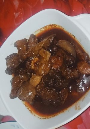 Foto resep Rendang hati ampela ayam
