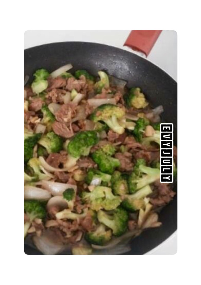 Foto resep Brokoli cah daging sapi saus tiram